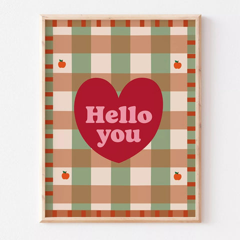 Affiche - Hello you (30 x 40 cm)