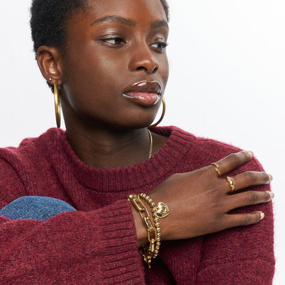 Bracelet de perles fantaisie Bold avec cœur « love »