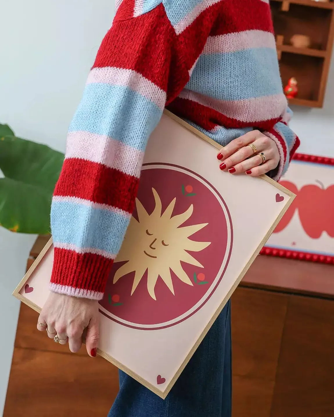 Affiche - Soleil totem (30x40 cm)