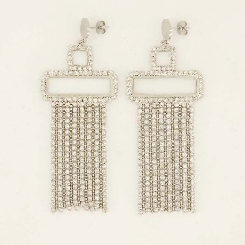 Oorbellen met strasssteentjes - MyJewellery 