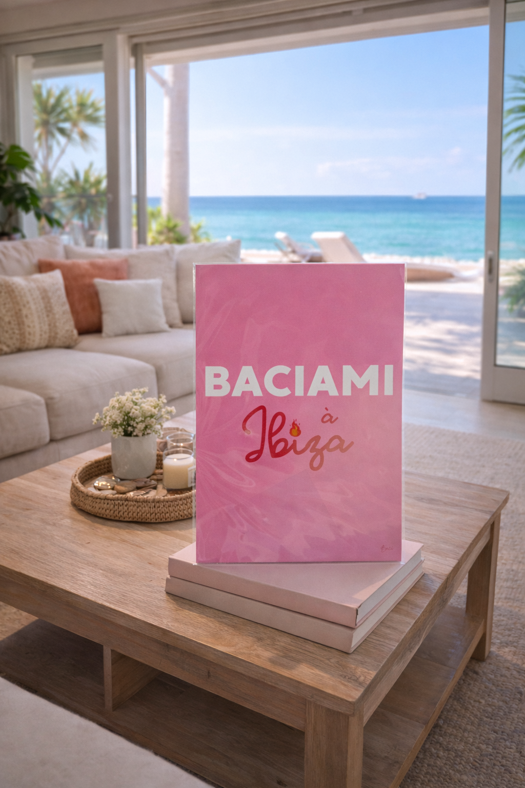 Affiche "Baciami à Ibiza" - BACI ARTE