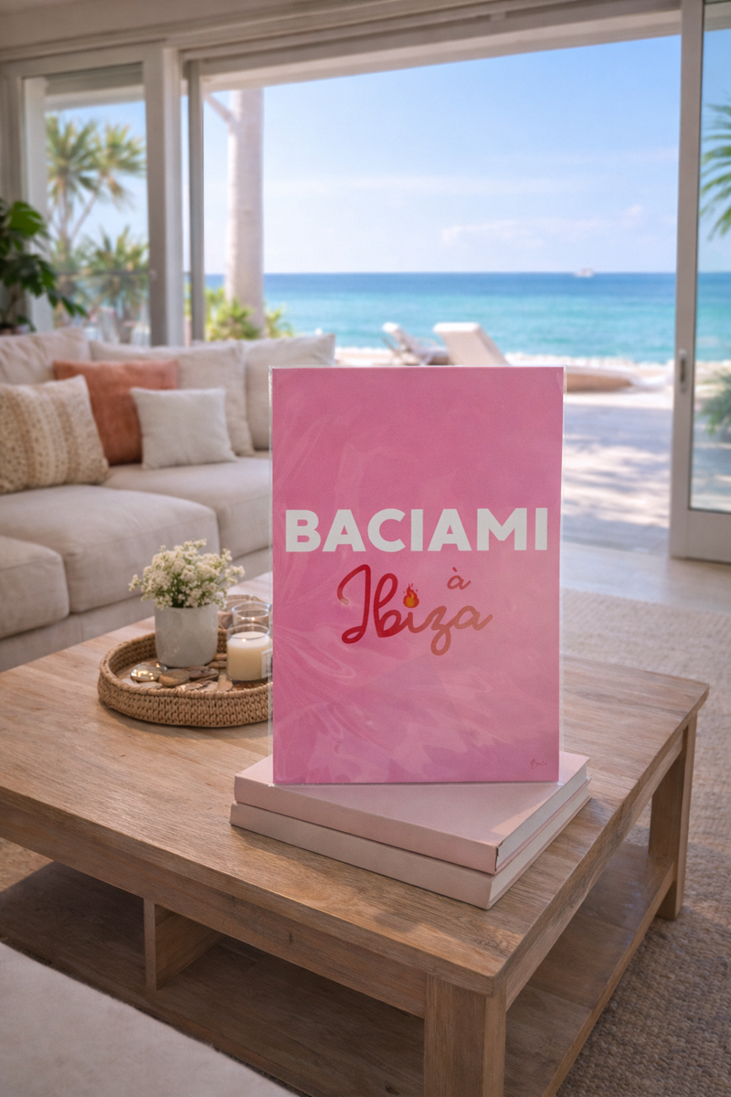 Affiche "Baciami à Ibiza" BACI ARTE