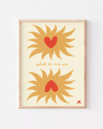 Affiche - Soleil de ma vie (30x40 cm)