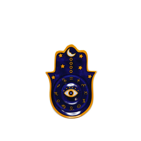 Coupelle main bleu nuit 16.7x10.5x1.5cm