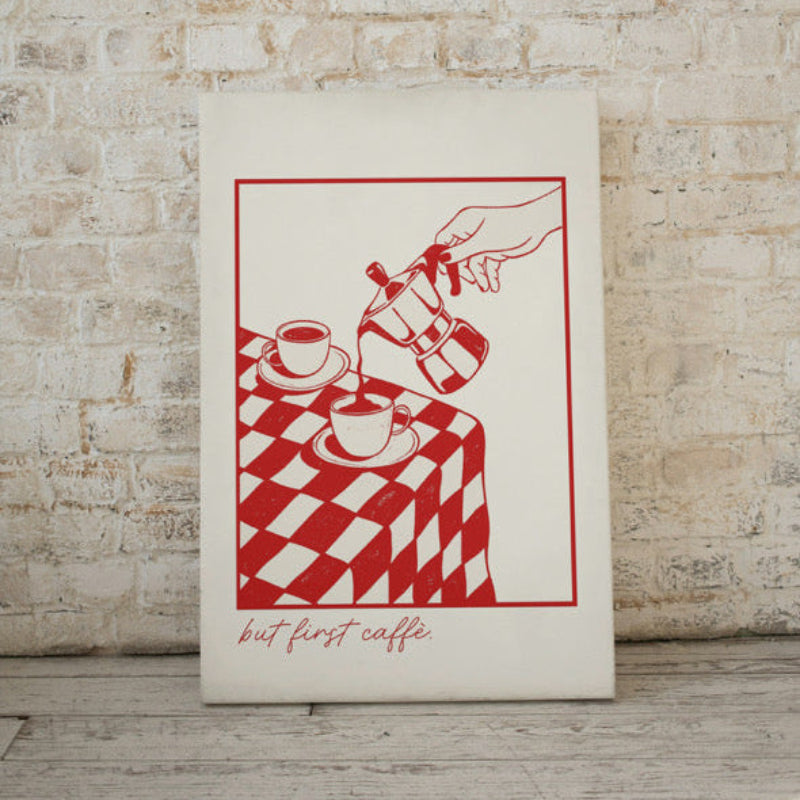 Affiche "But first, caffè" - BACI ARTE