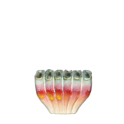Vase Carambole Arc-en-ciel