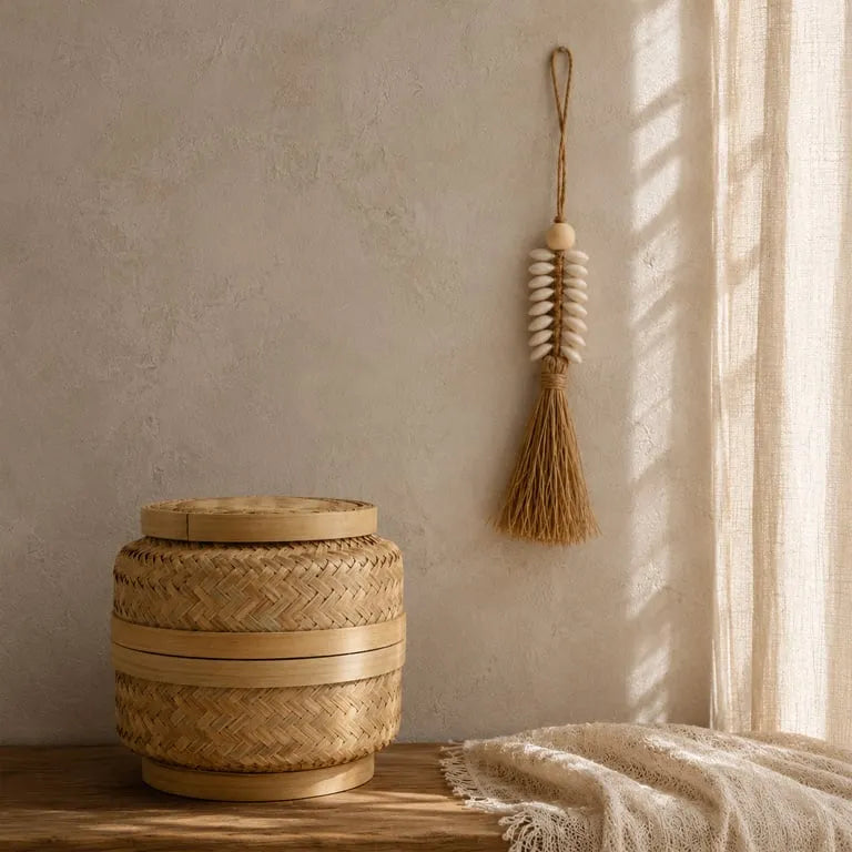 Cintre en coquillage Nusa Dua Raffia