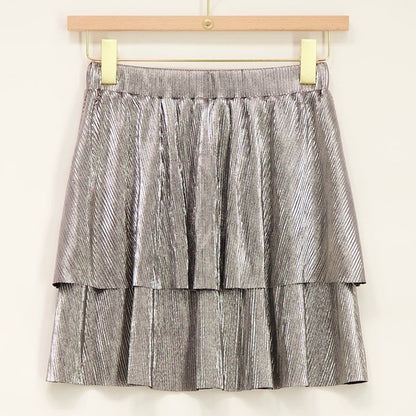 Jupe plissée argentée - My Jewellery