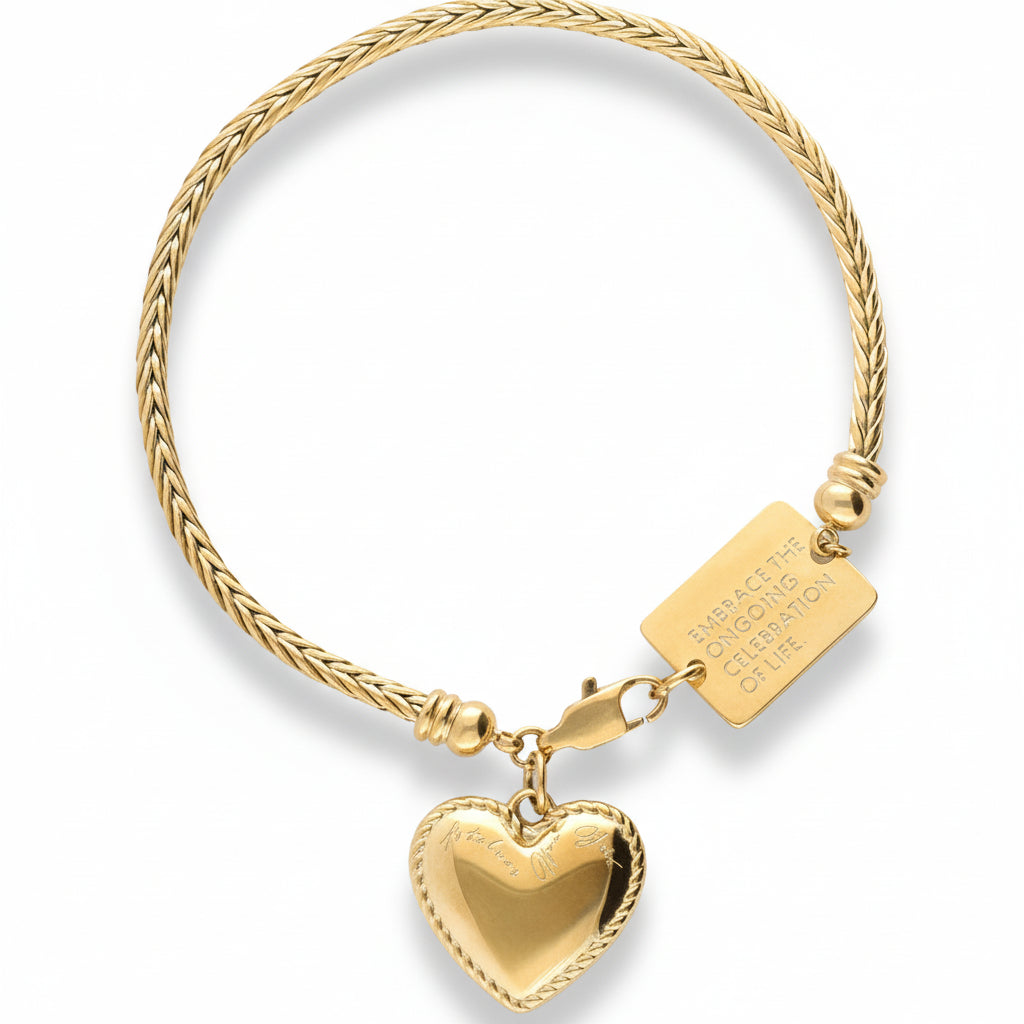 Bracelet Bold avec pendentif cœur