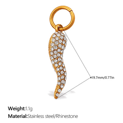 Charm piment avec strass