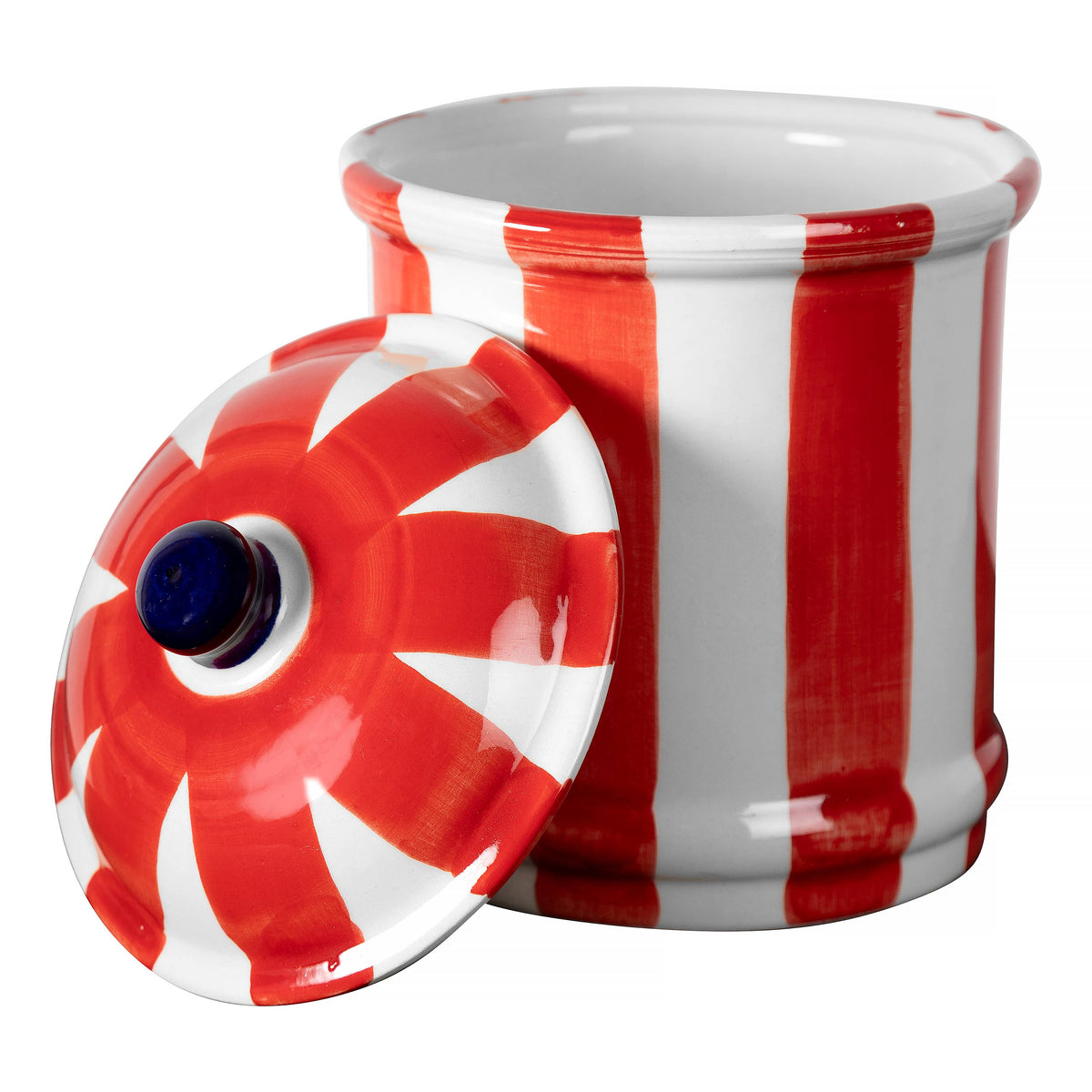 "Bonnie" Ceramic Kitchen Pot (Red)
