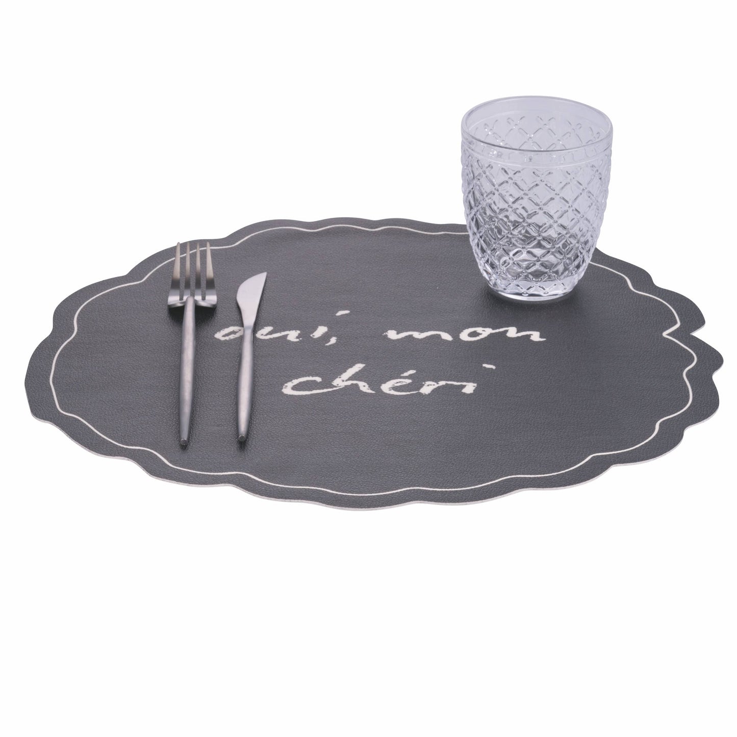 BLACKBOARD SET DE TABLE ARDOISE ENG/FR