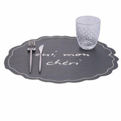 BLACKBOARD SET DE TABLE ARDOISE ENG/FR