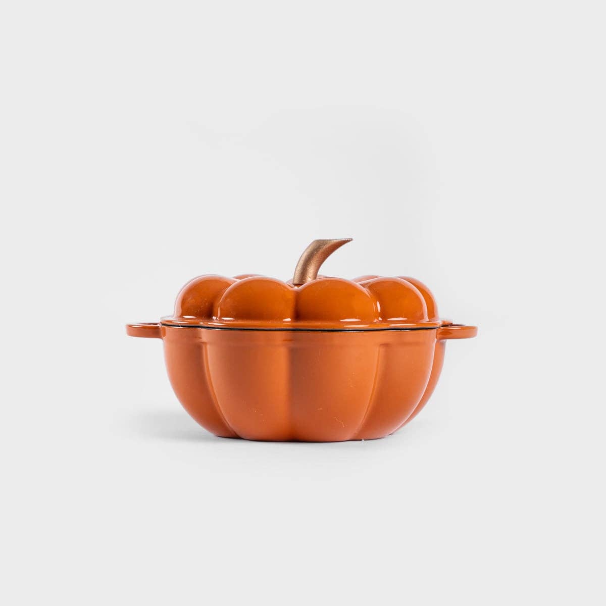 PRECOMMANDE - Cocotte en fonte en forme de citrouille 1,5 l