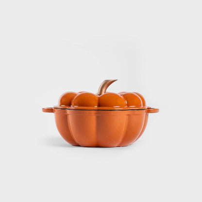 PRECOMMANDE - Cocotte en fonte en forme de citrouille 1,5 l