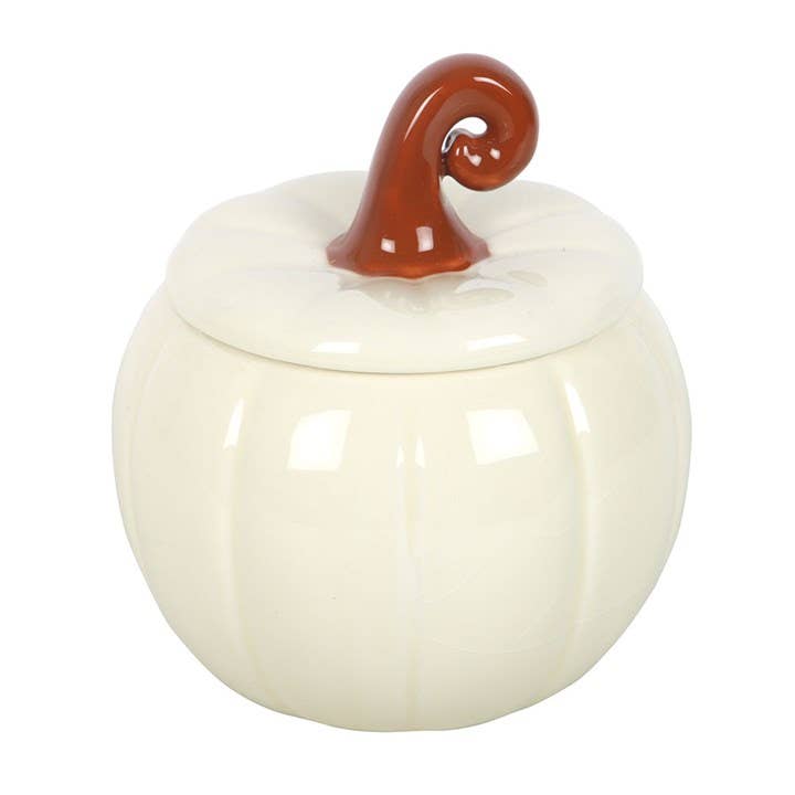 Autumn Curly White Pumpkin Wax Melt Burner