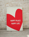 Affiche "Happy place" - BACI ARTE