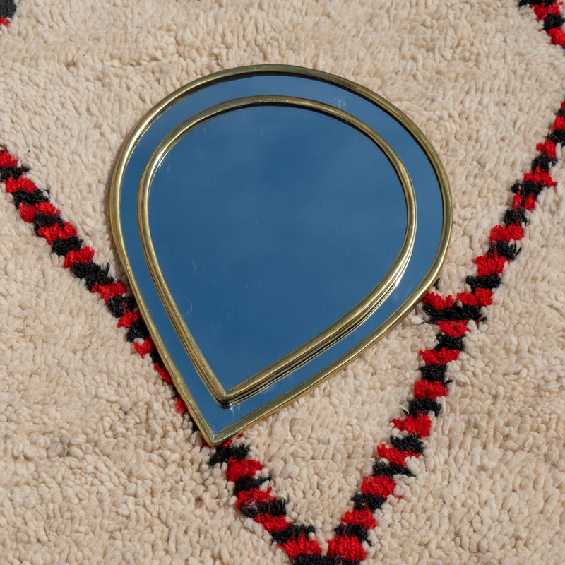 Miroir en laiton GOUTTE