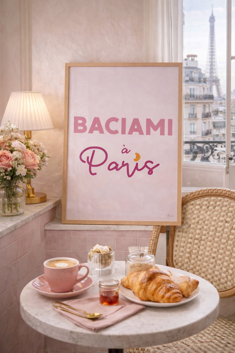 Affiche "Baciami à Paris" BACI ARTE