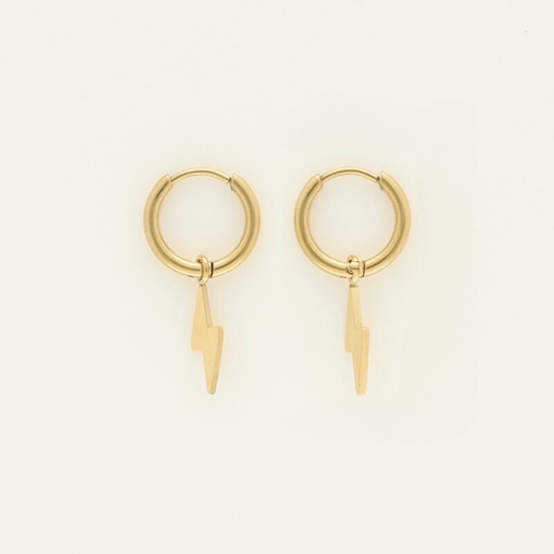 Boucles d’oreilles avec éclair