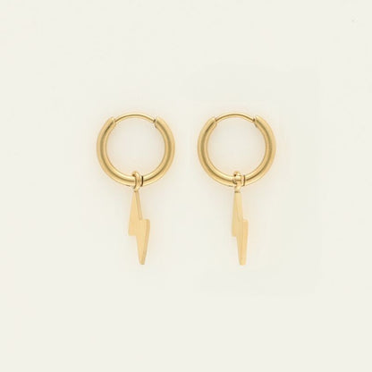 Boucles d’oreilles avec éclair