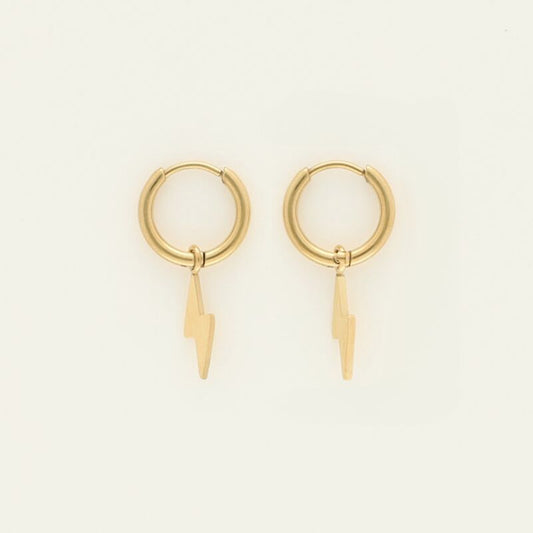 Boucles d’oreilles avec éclair