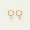 Boucles d’oreilles avec petite étoile