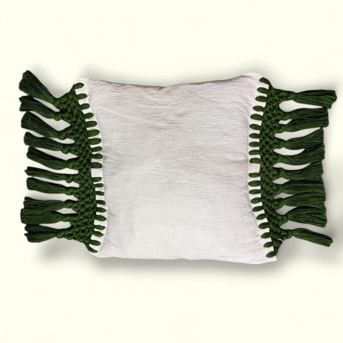 Macrame cushion cover