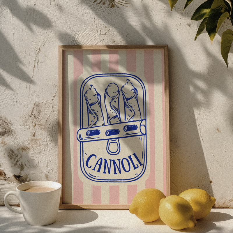 Affiche "Cannoli" BACI ARTE