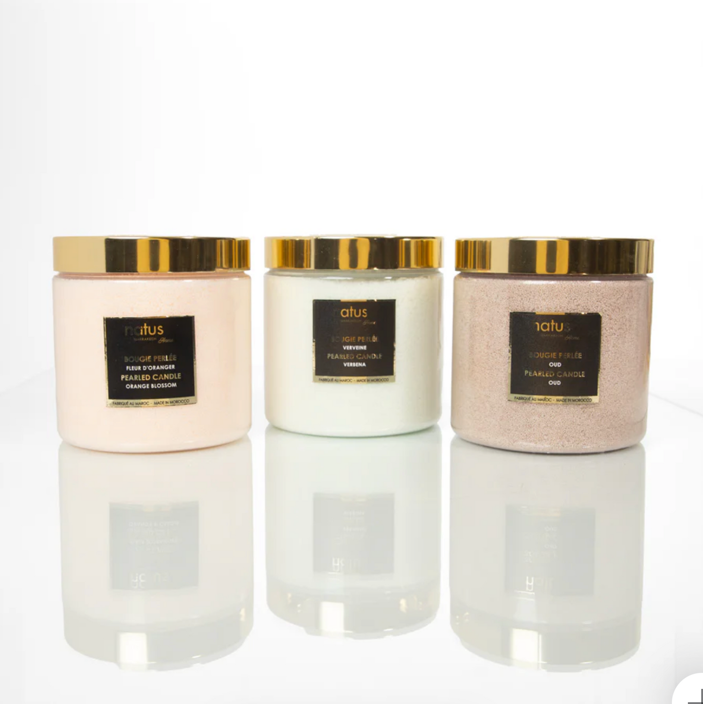 Bougie Perlée Fleur d'Oranger 300G