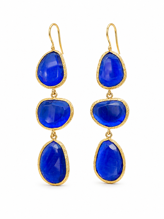 Boucles d'oreilles TRIBLUE