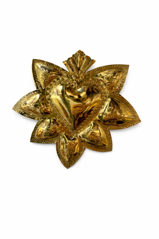 Coeur en laiton- PETALLO