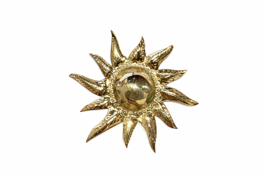 Petit soleil en laiton arrondi - SOLLO