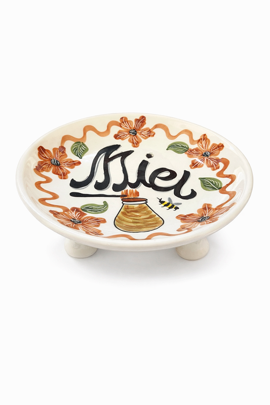 Assiette 3 pieds - MIEL