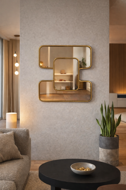 Organische messing spiegel