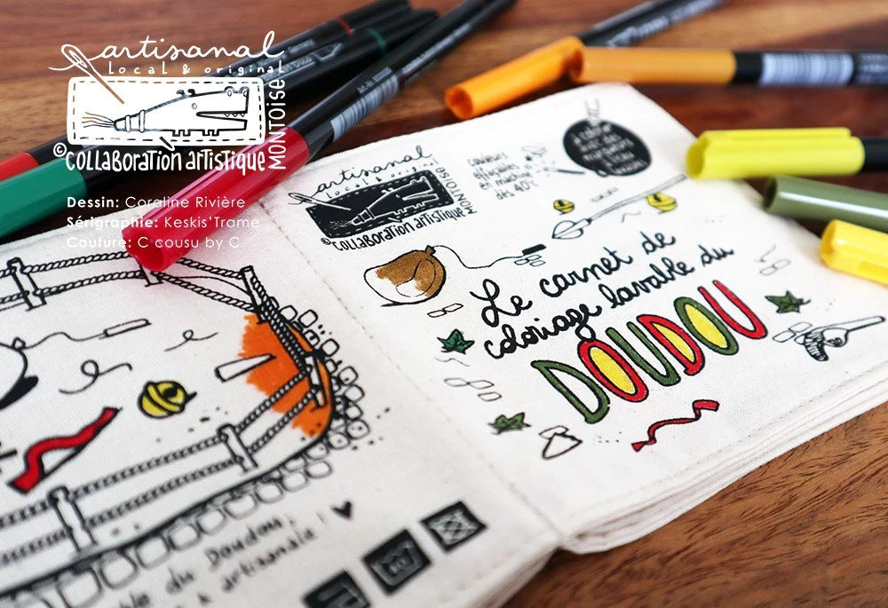 CLEO Washable Coloring Book - BELGIUM/DOUDOU/ANIMALS/HISTORY