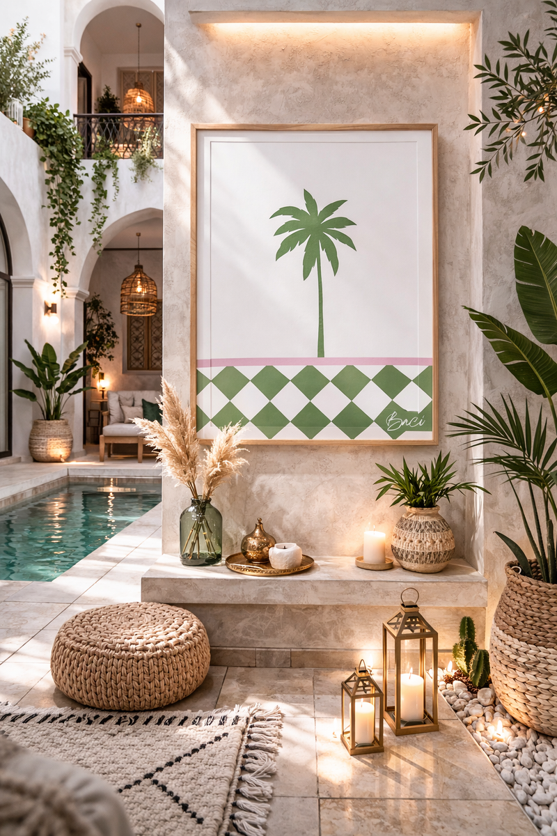 Affiche "Palm of Morocco" BACI ARTE