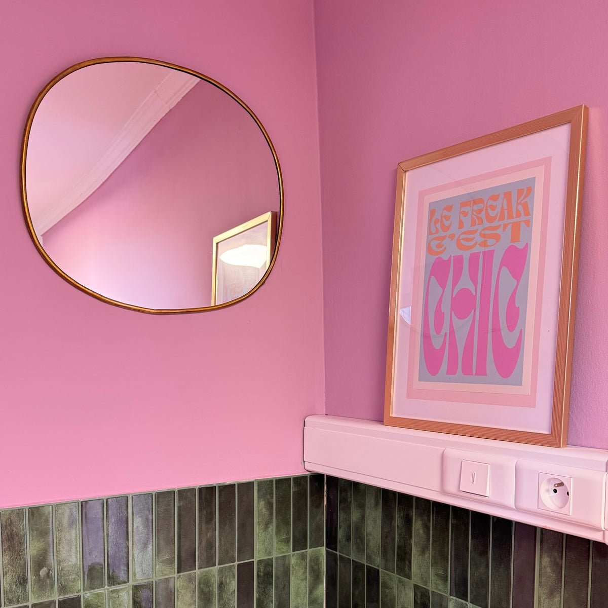 Miroir en laiton - JANA