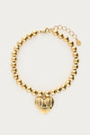 Bracelet de perles fantaisie Bold avec cœur « love »