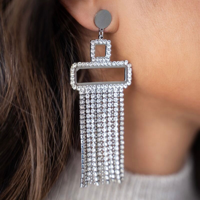 Oorbellen met strasssteentjes - MyJewellery 