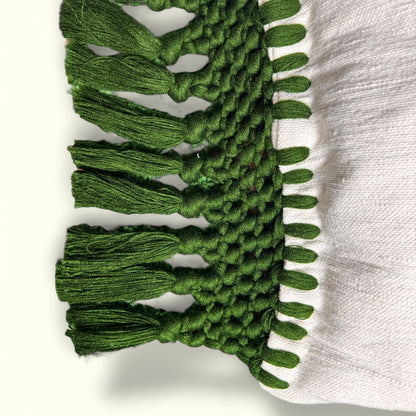 Macrame cushion cover