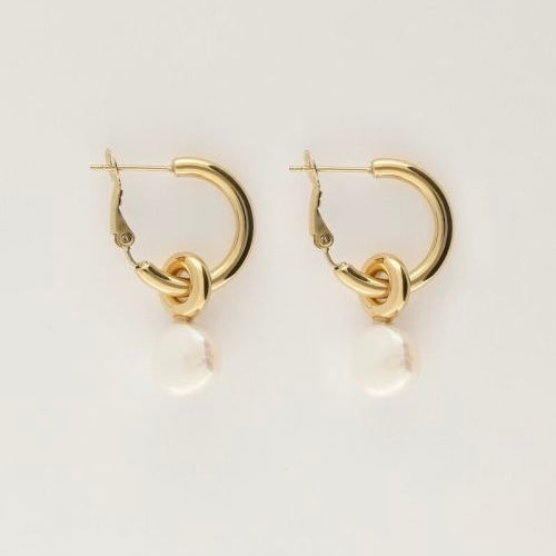 Créoles avec perle - My Jewellery
