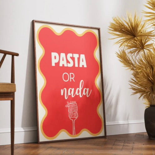 Affiche "Pasta or nada" BACI ARTE
