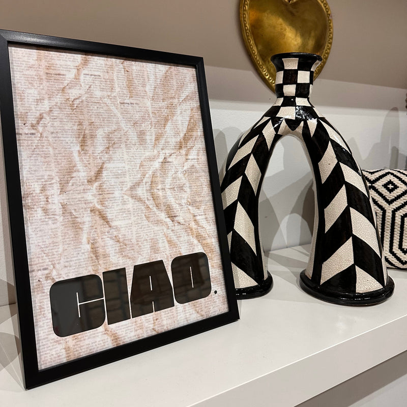 Affiche "Ciao" BACI ARTE