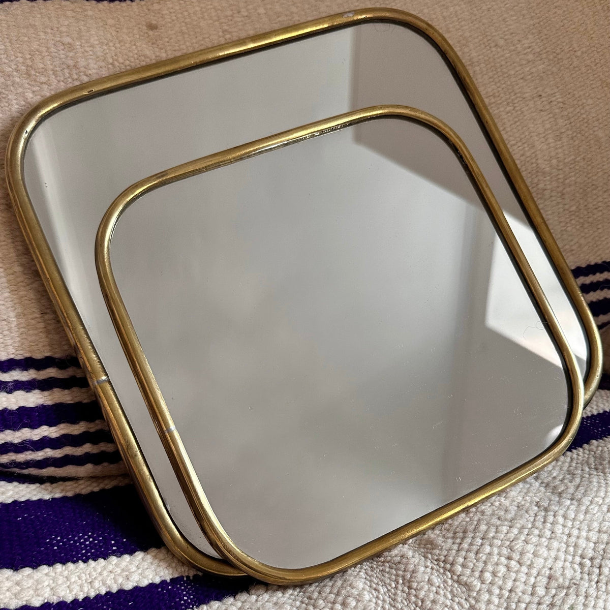 Miroir en laiton - MONA