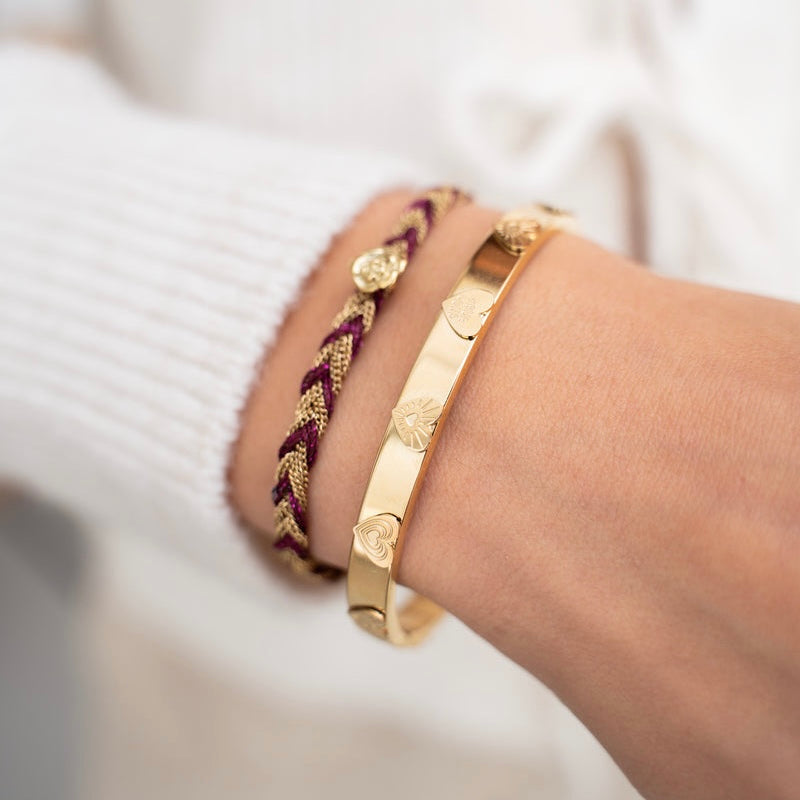 Candy bangle with hearts