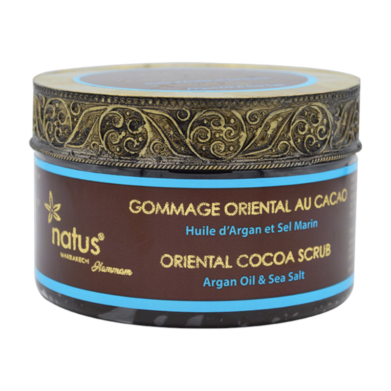 GOMMAGE ORIENTAL AU CACAO À L'HUILE D'ARGAN ET SEL MARIN 250ML