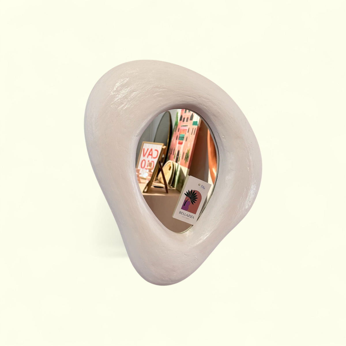 Spiegel - Wit Gips XS