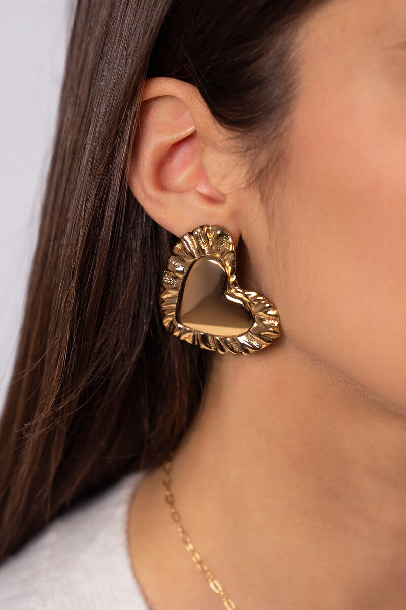 Heart earrings