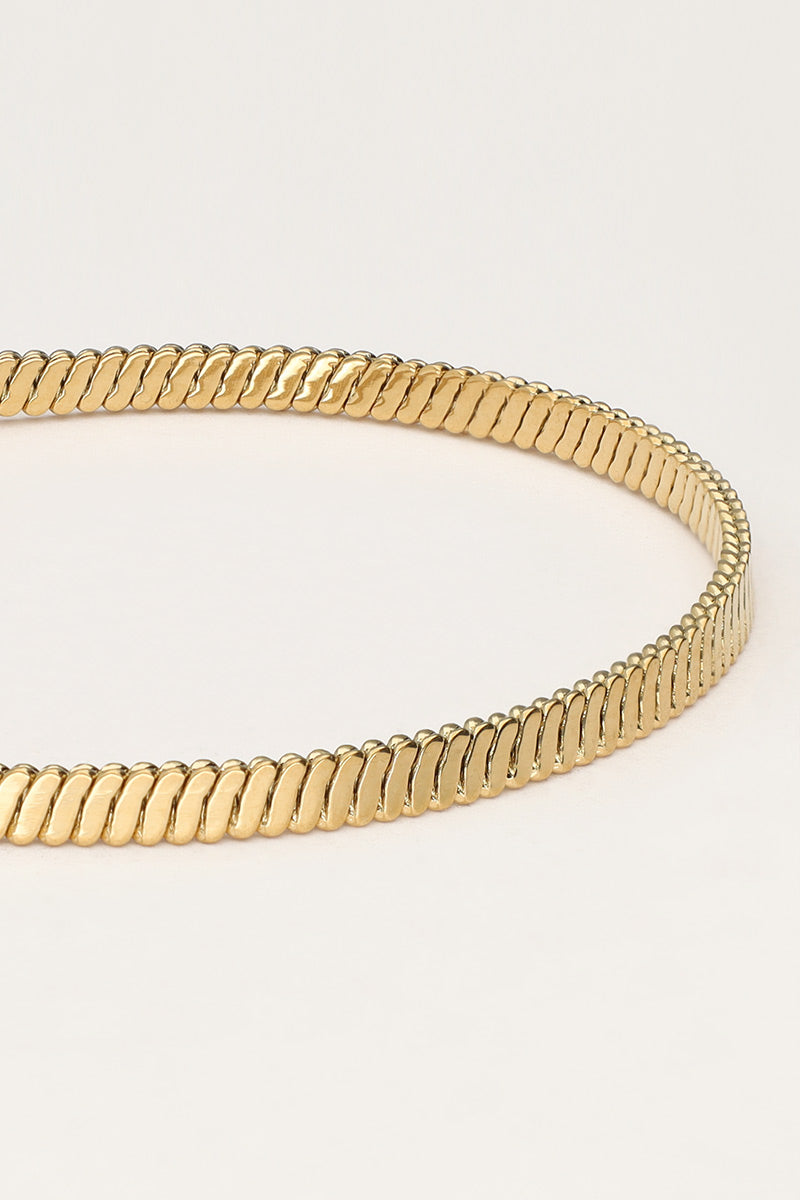 Iconic flat link bracelet